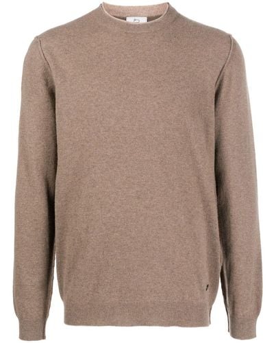 Woolrich Fijngebreide Sweater - Bruin