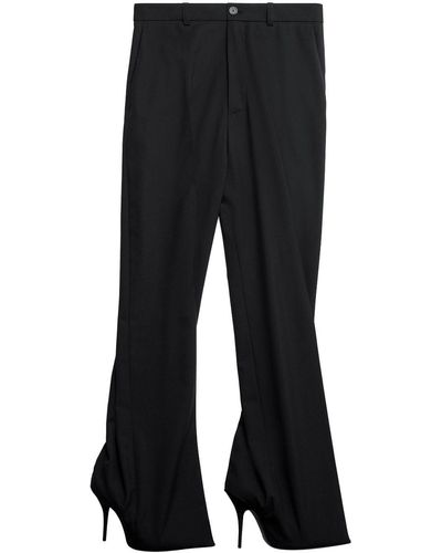 Balenciaga Pantashoes wide-leg wool trousers - Nero