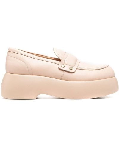 Agl Attilio Giusti Leombruni Mocassins Puffy Moc - Rose