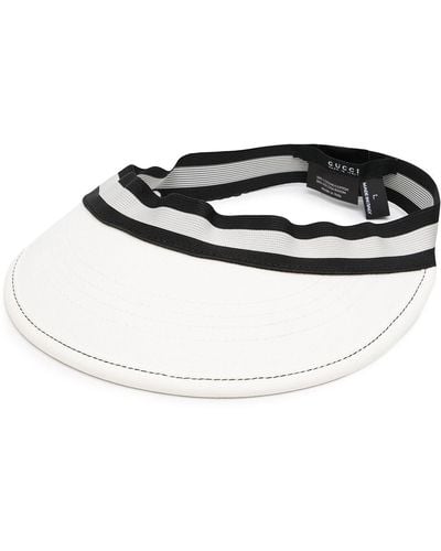 Gucci Curved Peak Visor Hat - Black