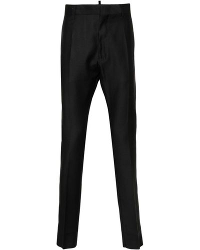 DSquared² Slim-cut Tailored Trousers - Black