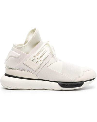 Y-3 X Adidas Qasa High-top Sneakers - White