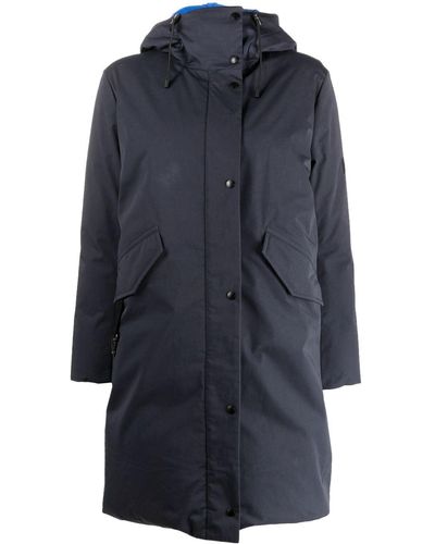 Yves Salomon Parka Iconic reversible - Azul