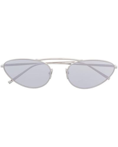 Saint Laurent Cat-eye Tinted Sunglasses - Metallic