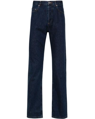 A.P.C. Jeans dritti a vita alta - Blu