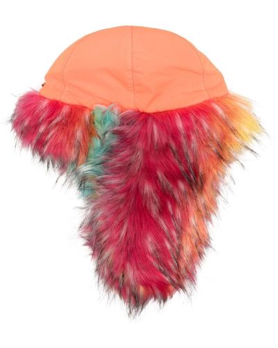 Bluemarble Faux-fur Chapka Hat - Pink