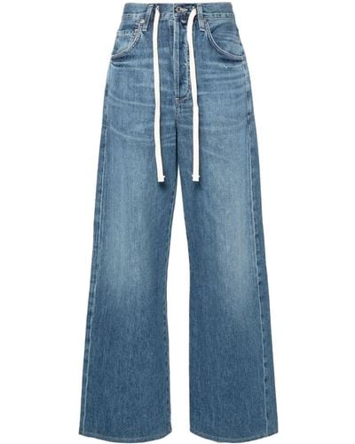 Citizens of Humanity Brynn High-rise Straight-leg Jeans - Blue