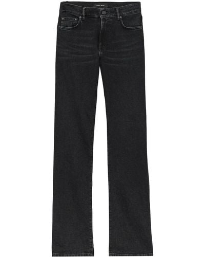 Purple Brand Cut-out Flared Jeans - Black