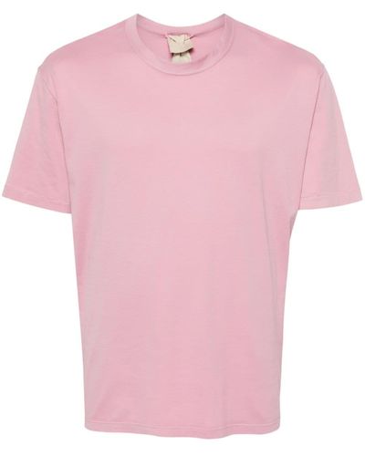 C.P. Company T-Shirt mit Logo-Patch - Pink