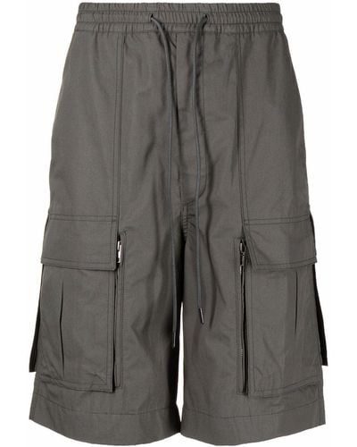 Juun.J Cargo-Shorts mit Reißverschlusstaschen - Grün