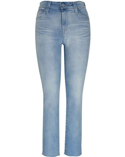 AG Jeans Mari Slim Cropped Jeans - Blue