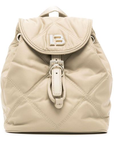 Bimba Y Lola Quilted Padded Backpack - Natural