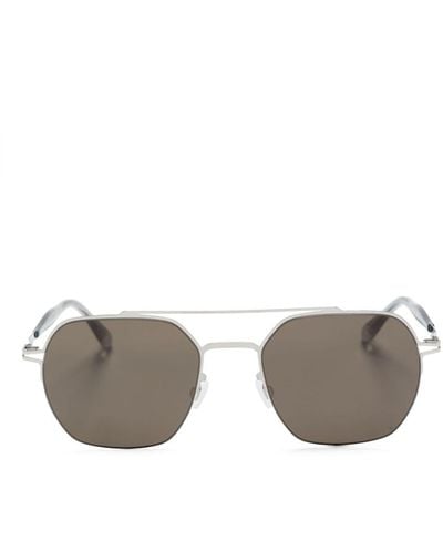 Mykita Arlo Pilot-frame Sunglasses - Grey