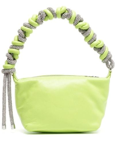 Kara Phone Cord Leather Bag - Green