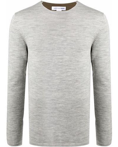 Comme des Garçons Round-neck Sweater - Gray