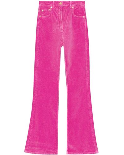 Ganni Ausgestellte Cordhose aus Bio-Baumwolle - Pink