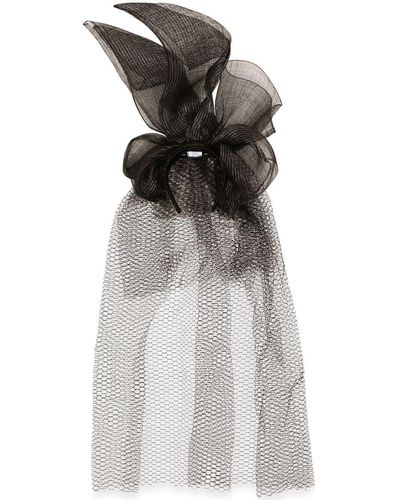 Dolce & Gabbana Bandeau en mesh à détail de nœud - Noir