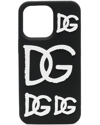 Dolce & Gabbana ドルチェ&ガッバーナ ロゴ Iphone 13 Pro Max ケース - ブラック