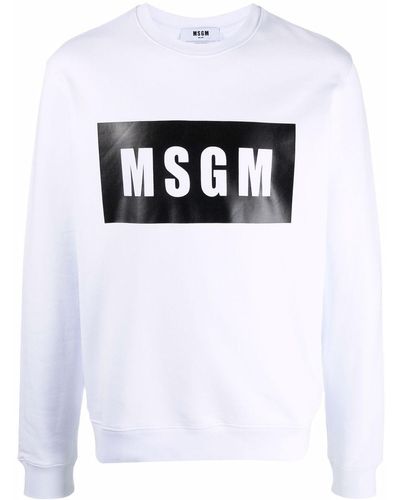 MSGM Sweat à logo imprimé - Noir