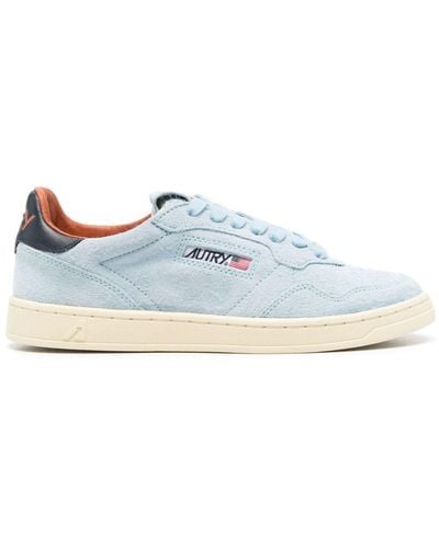 Autry Medalist Low Suede Trainers - Blue