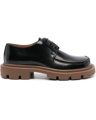 Maison Margiela Ivy Leather Derby Shoes - Black
