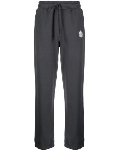 Objects IV Life Logo-print Cotton Track Trousers - Grey