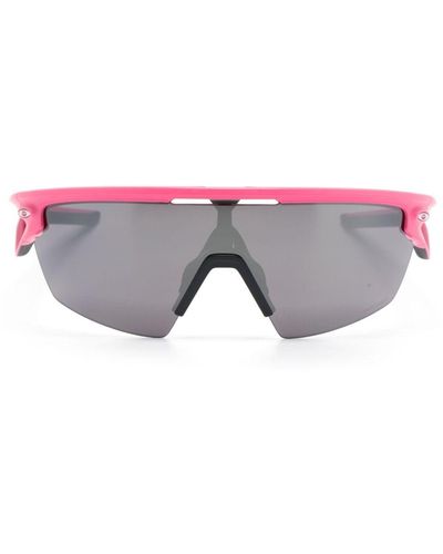 Oakley Sphaera Shield-frame Sunglasses - Pink
