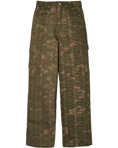 Marc Jacobs Jeans con stampa camouflage - Verde