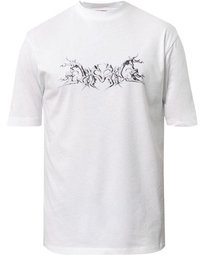 A BETTER MISTAKE Logo-print Cotton T-shirt - White