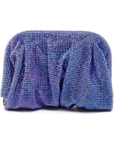 Benedetta Bruzziches Venus Clutch Verfraaid Met Kristallen - Paars