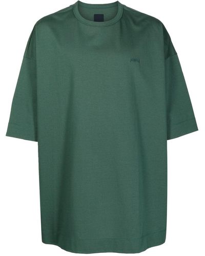 Juun.J Graphic-print Cotton T-shirt - Green