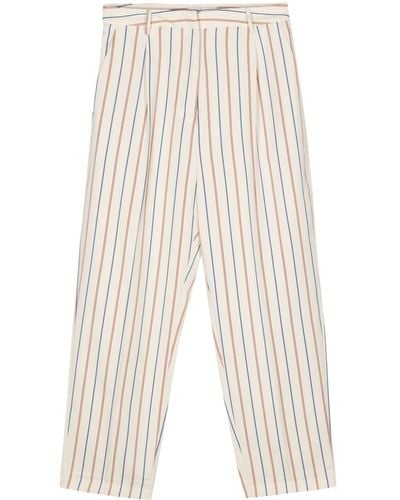 Munthe Monsoon Striped Pants - White