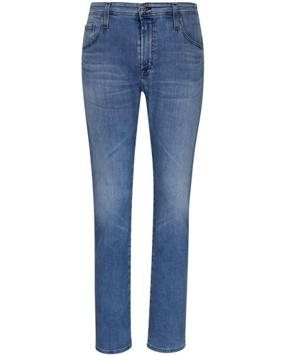 AG Jeans Cotton-blend Slim-fit Jeans - Blue