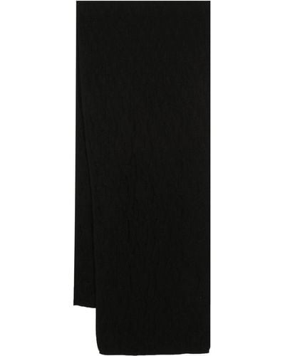 Armani Exchange Écharpe en coton - Noir