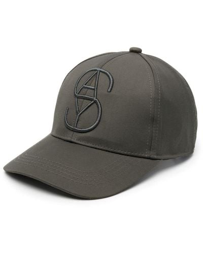 Yves Salomon Logo-embroidered Baseball Cap - Gray