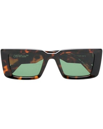 Off-White c/o Virgil Abloh Savannah Oversized-frame Sunglasses - Green