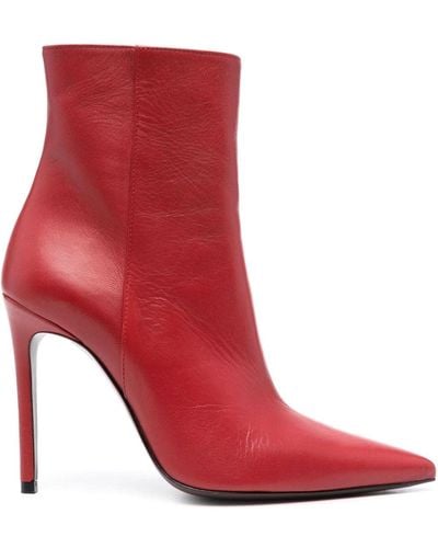 Roberto Festa Mulan 105mm Leather Boots - Red