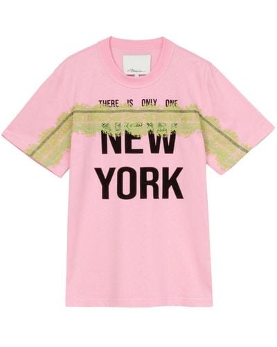 3.1 Phillip Lim T-shirt There Is Only One NY - Rose