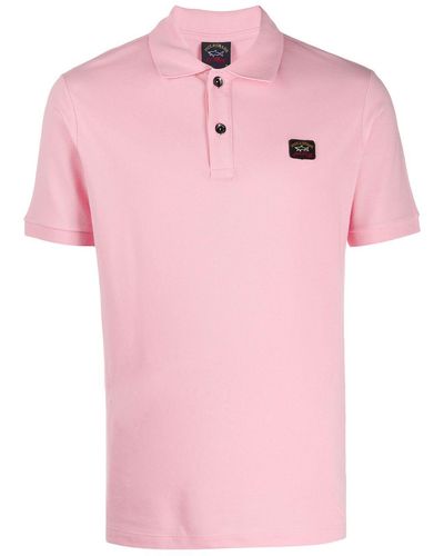 Paul & Shark ロゴ ポロシャツ - ピンク