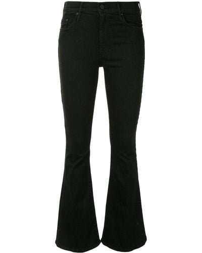 Mother The Weekender Flared Jeans - Black