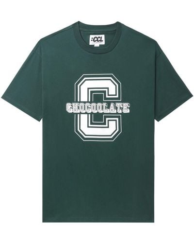 Chocoolate ロゴ Tシャツ - グリーン