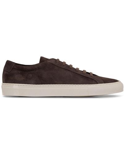 Common Projects Round-toe Lace-up Sneakers - Brown