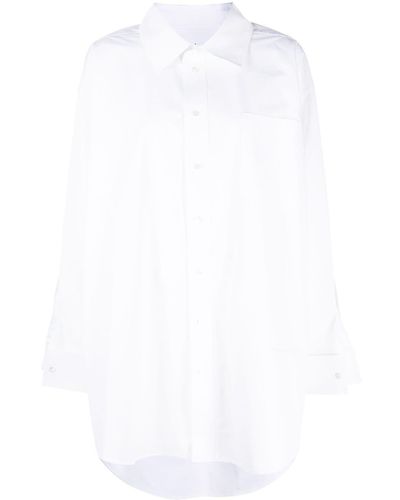 Alexander Wang オーバーサイズ シャツドレス - ホワイト