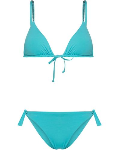 Fisico Set bikini a triangolo - Blu