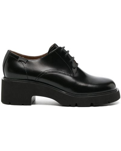 Camper Milah 60mm Leather Oxford Shoes - Black