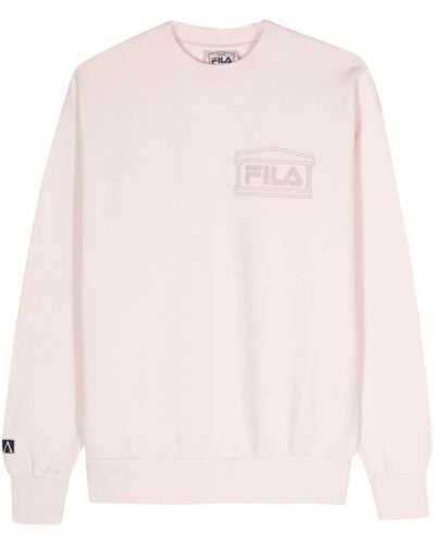 Fila Sweatshirt mit Logo-Print - Pink