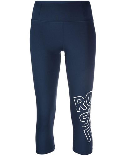 Rossignol 3/4 Logo-print leggings - Blue