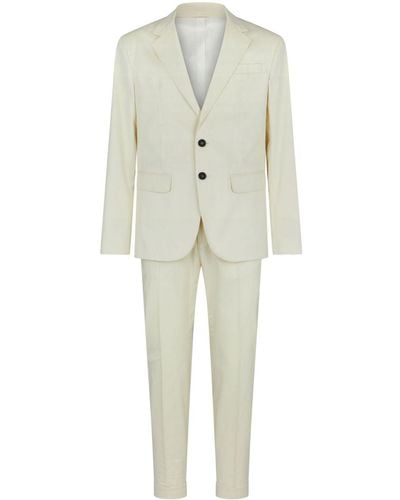 DSquared² Single-breasted Cotton-blend Blazer - Natural