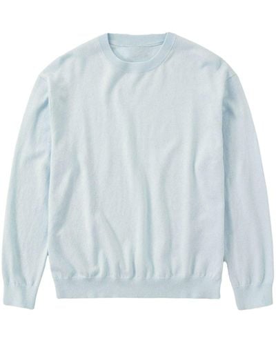 Closed Crew-neck Cotton Sweater - Blue