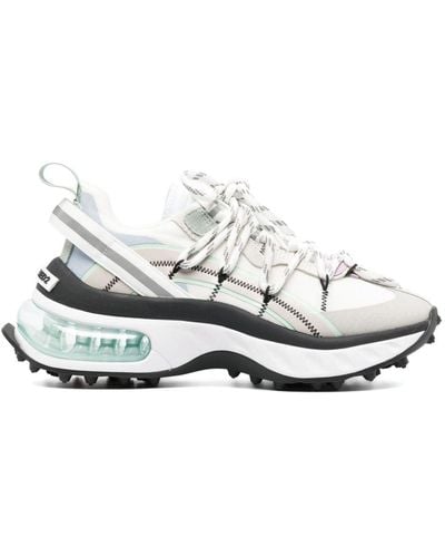 DSquared² Sneakers mit Kontrasteinsätzen - Weiß